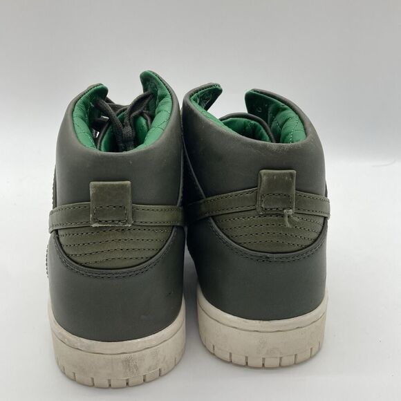Mens Size 6.5 NikeLab Dunk Lux SP Sequoia Green Thick Leather (DO1830-200) - Picture 7 of 12